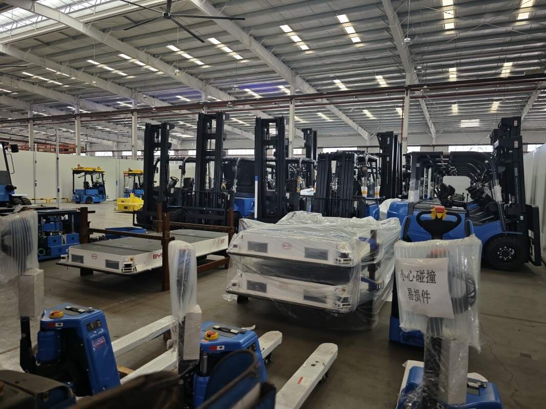 Lithium-ion forklift application notes for high-dust-level raw-material-warehous