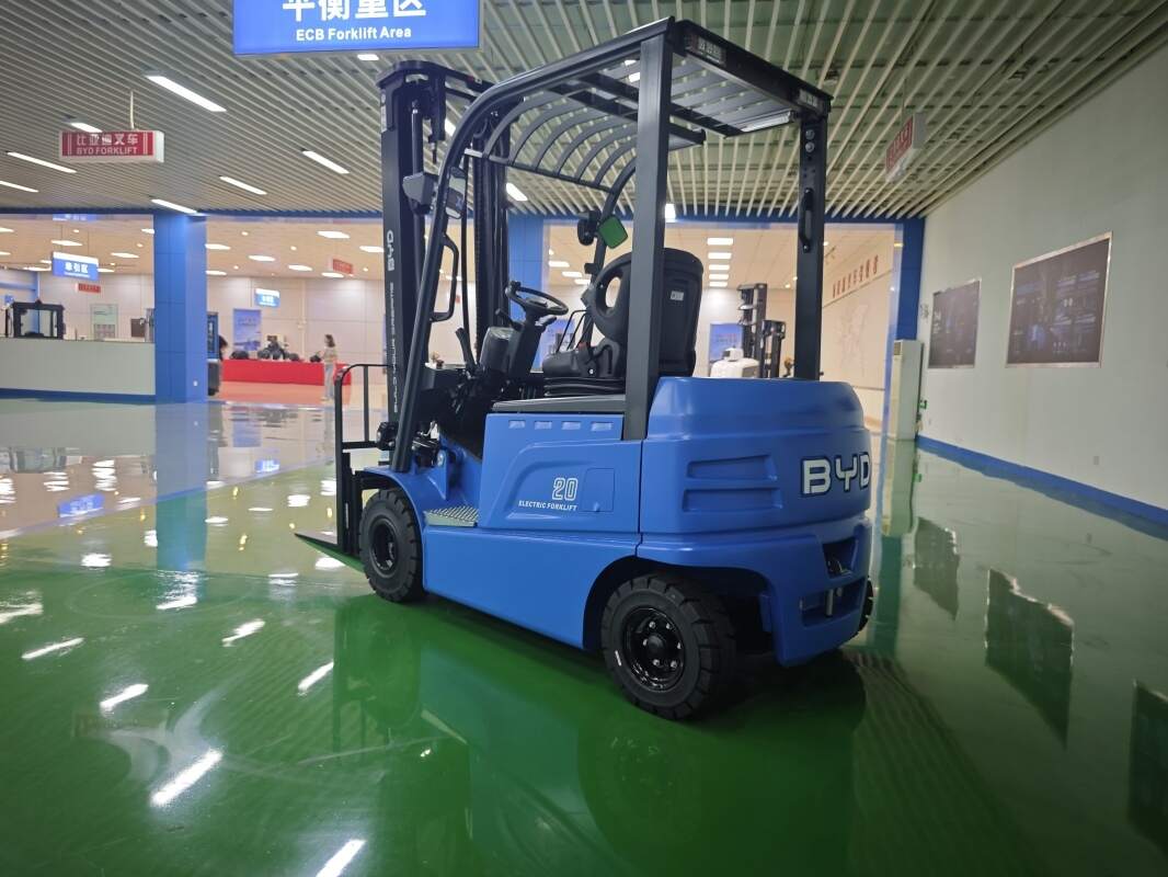 Operator drills for electric forklift emergency stop and reaction times(figure1)