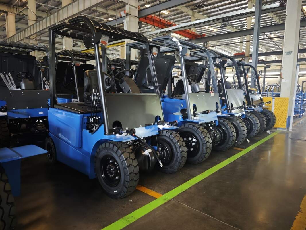 Material handling equipment iteration, electric forklift boo