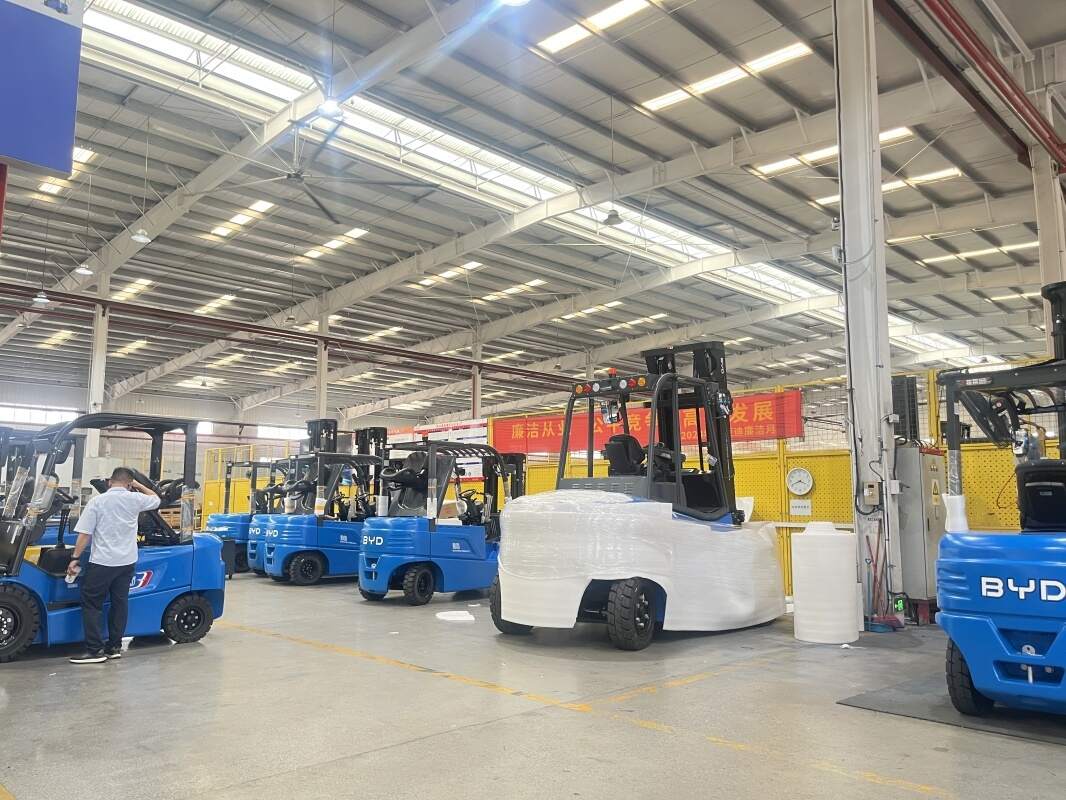 BYD forklift beer industry storage and handling solutions: a