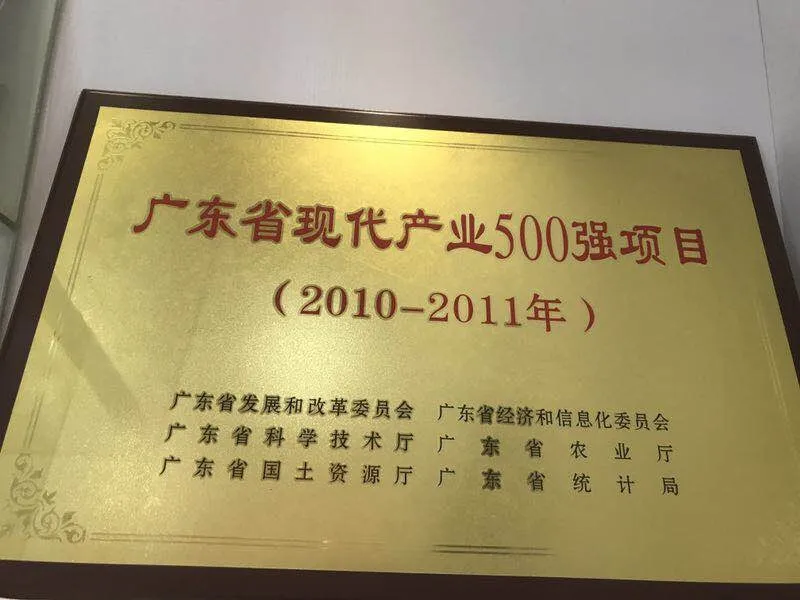 BYD Forklift Truck | 2010-2011 Guangdong Province Modern Industry Top 500 Project Certification(figure1)