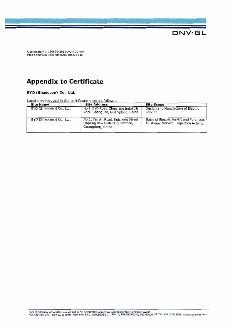 Quality Management System Certificate - ISO9001:2015GBT19001-2016 (English)(figure1) Quality Management System Certificate - ISO9001:2015GBT19001-2016 (English)(figure1)