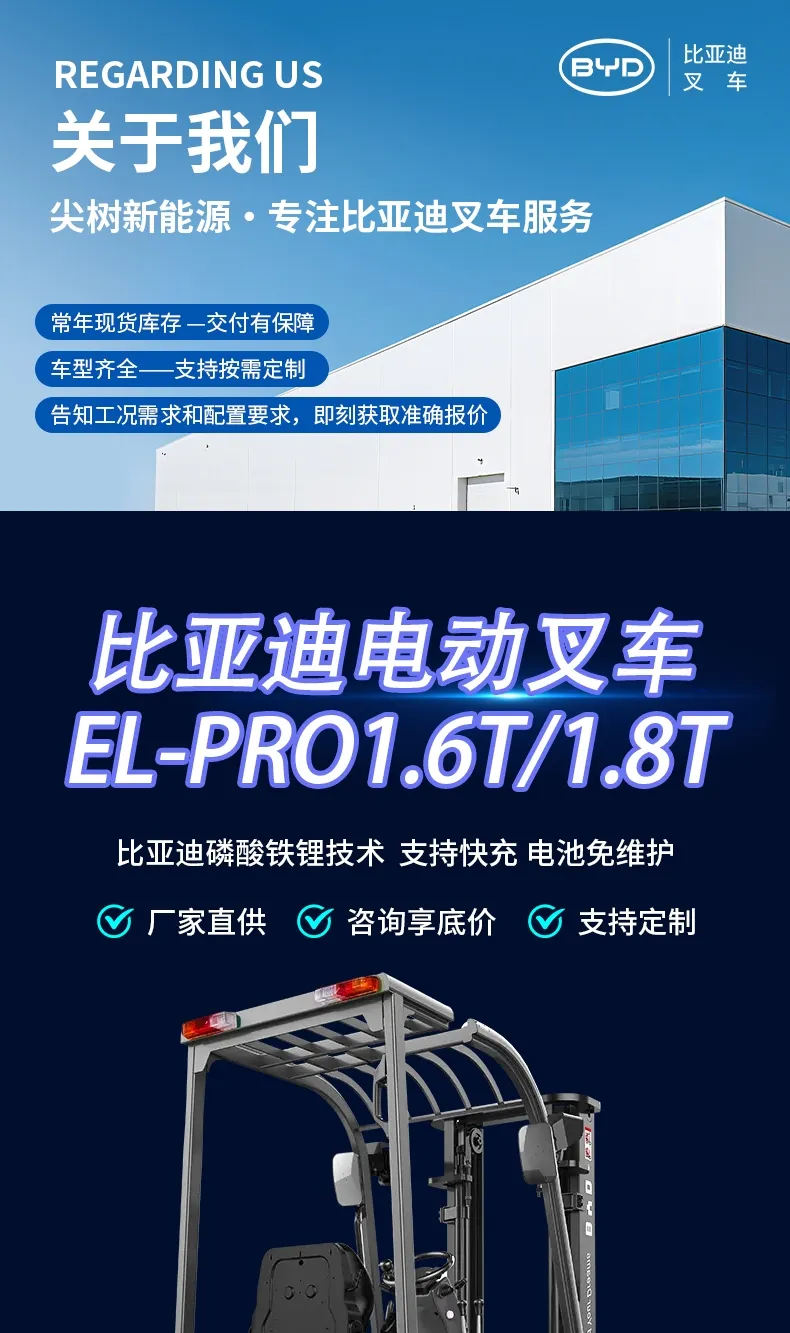 BYD 1.6 ton electric forklift(figure1)