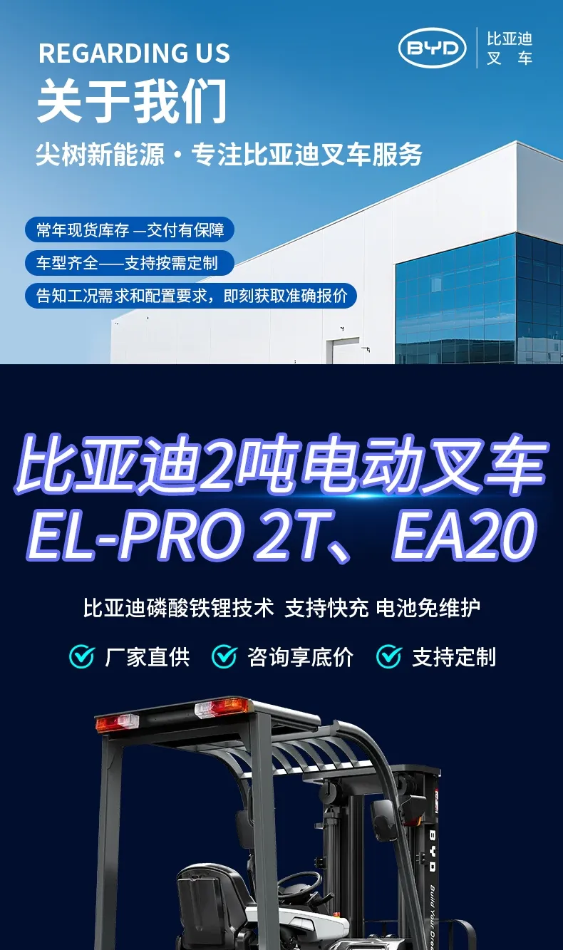 BYD 2-ton electric forklift(figure1)