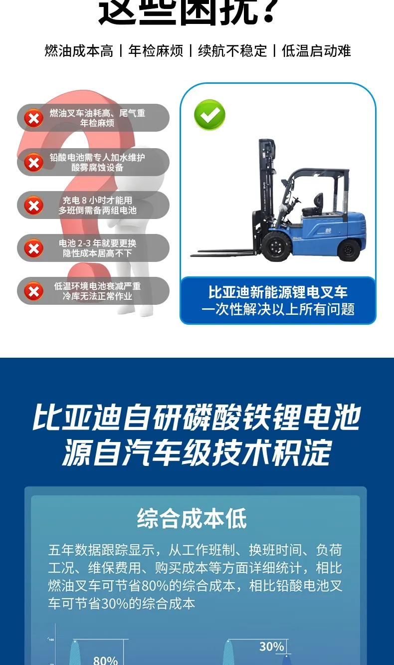 BYD 3.8 ton electric forklift(figure3)