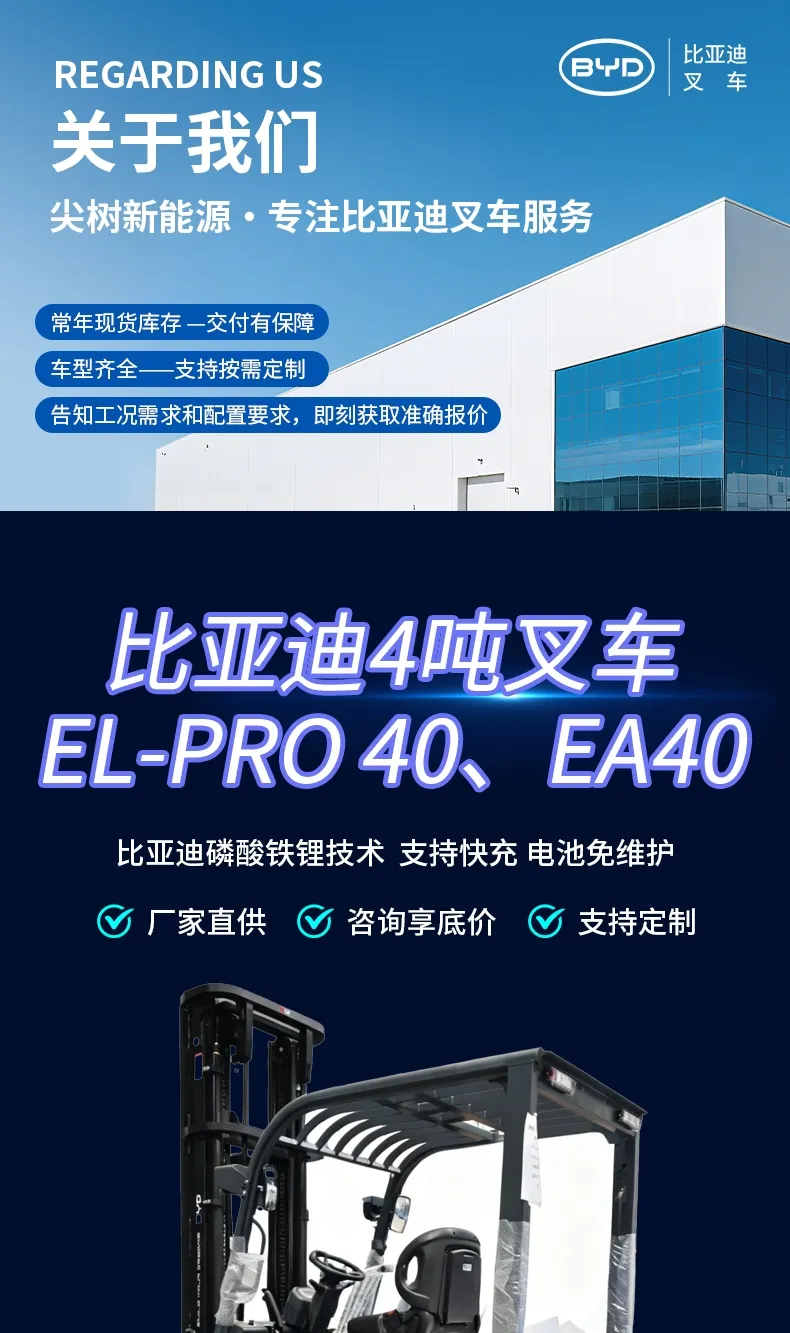 BYD 4-ton electric forklift(figure1)