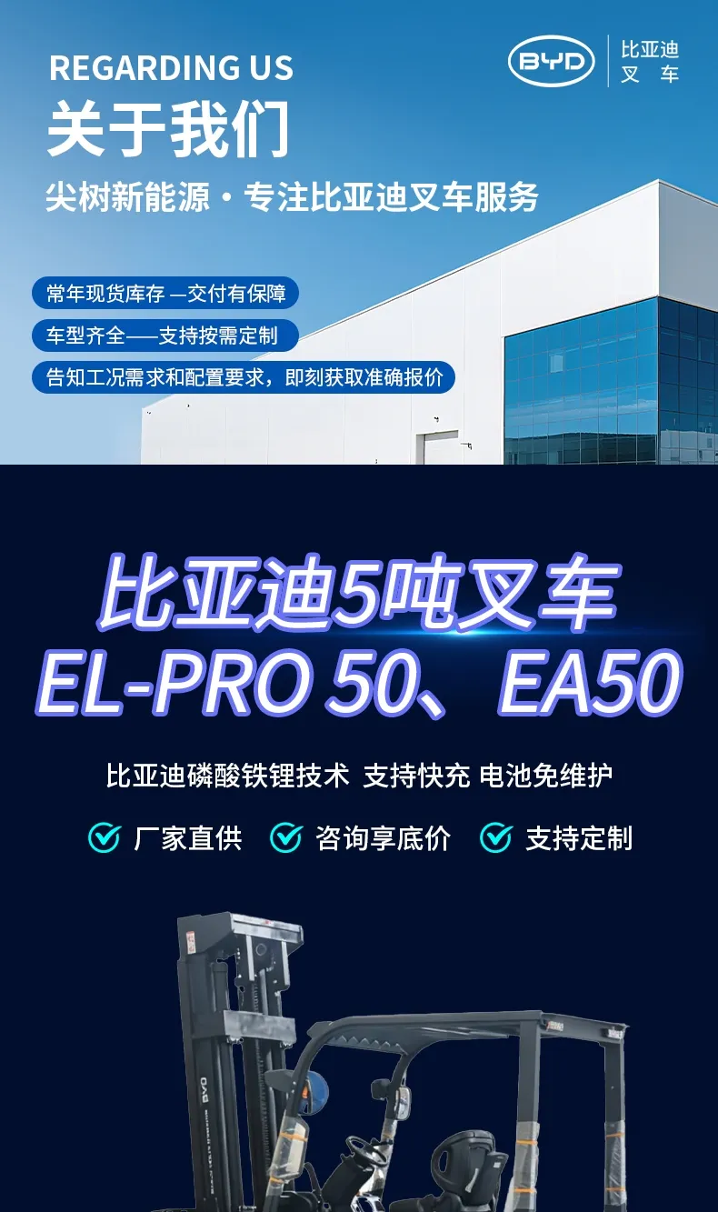 BYD 5-ton electric forklift(figure1)